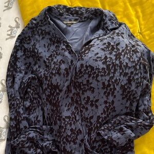 Rock & Republic Black and Gray Blouse